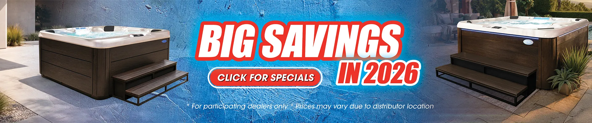 Calspas hot tub being used in a family setting - Burbank